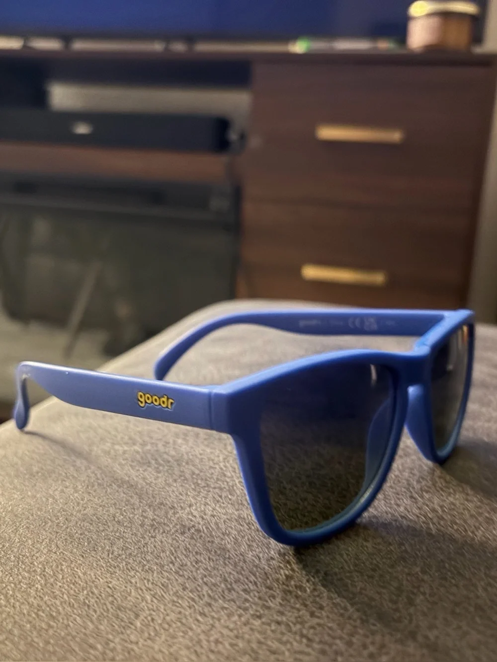 Goodr Blue Sunglasses — Lightweight UV Protection for Active Kids